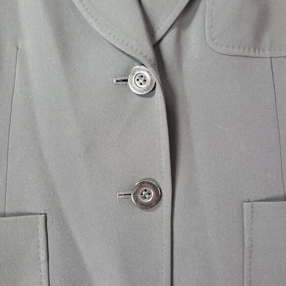 Talbots Womens 8 Black Blazer Jacket Career Professional Classic Workwear - Picture 7 of 11